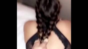 She likes her hair pull while fucking